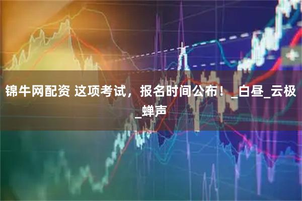锦牛网配资 这项考试，报名时间公布！_白昼_云极_蝉声